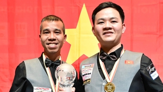 Giải Billiard carom 3 băng đồng đội thế giới: Quyết Chiến và Phương Vinh giành chức vô địch lịch sử