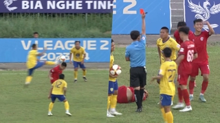 Rợn người với tình huống phạm lỗi ở vùng đầu của cầu thủ Việt Nam