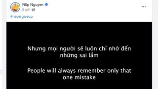 Nguyễn Filip đăng video đầy tâm tư, tâm sự về nghề thủ môn trên Facebook