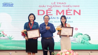 Trao giải thưởng Thiếu nhi Dế Mèn lần 5 - 2024: 'Tấn phong' nữ Hiệp sĩ Dế Mèn đầu tiên