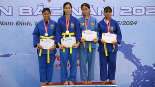 Sôi nổi các cuộc tranh tài tại giải Vovinam miền Bắc 