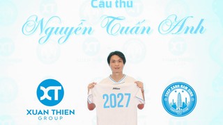 Tuấn Anh ký hợp đồng 3 năm sau khi giành chức vô địch V-League đầu tiên trong sự nghiệp, chuẩn bị đá Cúp châu Á