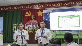 16 đội bóng dự giải bóng đá Thiếu niên U13 toàn quốc Yamaha Cup 2024