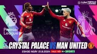 Nhận định, soi tỷ lệ Crystal Palace vs MU 23h30 hôm nay 21/9, vòng 5 Ngoại hạng Anh