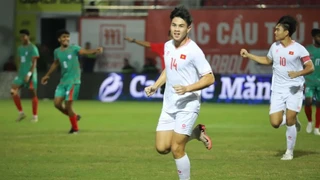 VTV5 VTV6 trực tiếp bóng đá U20 Việt Nam vs Bangladesh, vòng loại U20 châu Á: Bàn thắng thứ 4 (Hết giờ)