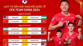 Lịch thi đấu bóng đá hôm nay 4/9: Trực tiếp U22 Việt Nam vs Trung Quốc, nữ Việt Nam vs RB Leipzig