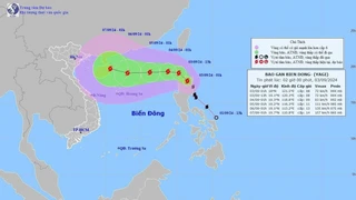 Bão YAGI vào Biển Đông và trở thành bão số 3 trong năm 2024