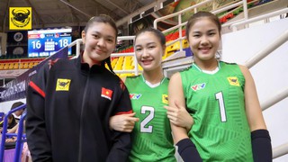 Đàn em Trần Thị Thanh Thúy nhận thông báo khi nhà ĐKVĐ bóng chuyền Việt Nam sắp bước vào 2 trận quan trọng