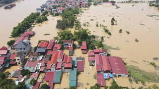 Dự báo mưa lớn có thể gây ngập úng tại các vùng trũng, thấp ở một số nơi
