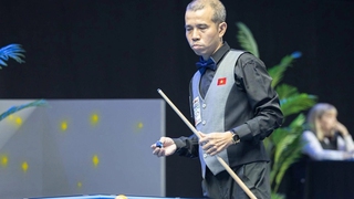 Thua sốc cơ thủ Hàn Quốc, Trần Quyết Chiến dừng bước sớm ở giải thế giới