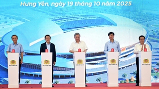 Tổng Bí thư Tô Lâm dự lễ khởi công xây dựng sân vận động 60.000 chỗ ngồi