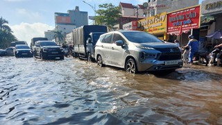  Sáng 2/10, Hà Nội vẫn còn nhiều điểm ngập úng