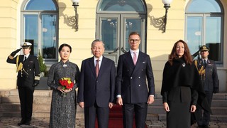 Lễ đón Tổng Bí thư Tô Lâm và Phu nhân thăm chính thức Cộng hòa Phần Lan