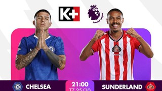 Link xem trực tiếp bóng đá Chelsea vs Sunderland 21h hôm nay, Premier League vòng 9