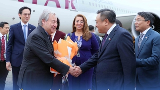 Tổng Thư ký Liên hợp quốc António Guterres bắt đầu thăm chính thức Việt Nam