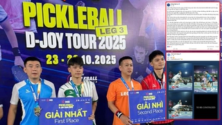 Lý Hoàng Nam viết tâm thư khi dược xử thắng chung kết pickleball, Trịnh Linh Giang lên status ẩn ý