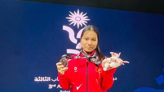 Nữ lực sĩ giành một lúc 2 huy chương cho Việt Nam tại Đại hội thể thao trẻ châu Á 2025