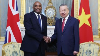 Tổng Bí thư Tô Lâm gặp Phó Thủ tướng Anh David Lammy