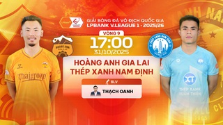 Link xem trực tiếp bóng đá HAGL vs Nam Định 17h hôm nay 31/10, V-League vòng 9