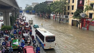 Hà Nội vận hành gần 100 trạm bơm tiêu chống úng ngập