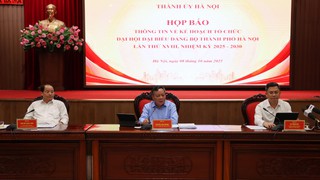 Đại hội đại biểu Đảng bộ thành phố Hà Nội sẽ diễn ra từ 15 - 17/10