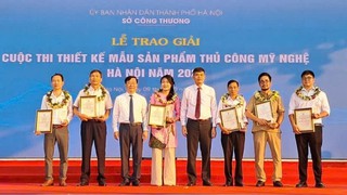 Trao 90 giải Thiết kế mẫu sản phẩm thủ công mỹ nghệ Hà Nội 2025