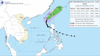Bão số 14 giảm cường độ