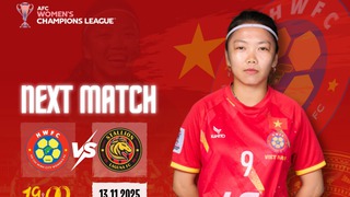 Lịch thi đấu bóng đá hôm nay 13/11: Trực tiếp nữ TPHCM thi đấu Cúp C1 châu Á
