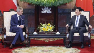 Chủ tịch nước Lương Cường tiếp Chủ tịch Thượng viện Cộng hòa Séc