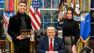 Tiết lộ món quà Ronaldo nhận từ Tổng thống Donald Trump