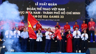 Lễ xuất quân Đoàn Thể thao Việt Nam khu vực phía Nam dự SEA Games 33: Khơi dậy khát vọng chinh phục đỉnh cao