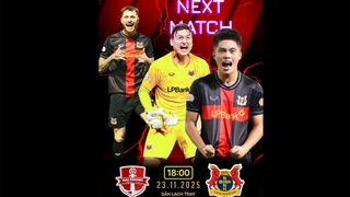 Lịch thi đấu bóng đá hôm nay 23/11: Trực tiếp Ninh Bình đấu với Hải Phòng, CAHN vs Thể Công