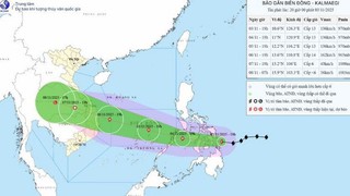 Bão KALMAEGI tăng cấp, tiếp tục hướng về khu vực giữa Biển Đông
