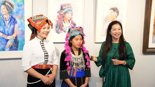 Họa sĩ Nguyễn Thu Hà đưa nguyên mẫu H'Mông tới với khán giả yêu nghệ thuật TP. HCM