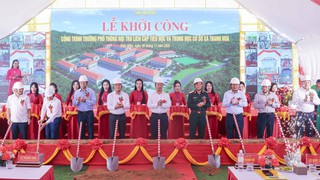 Phó Thủ tướng Lê Thành Long dự Lễ khởi công trường phổ thông liên cấp tại tỉnh Điện Biên