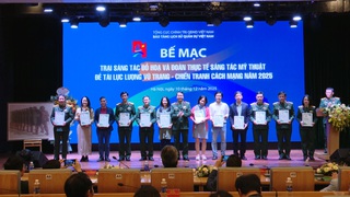 Gần 100 tác phẩm và phác thảo tranh ra đời từ Trại sáng tác về đề tài lực lượng vũ trang