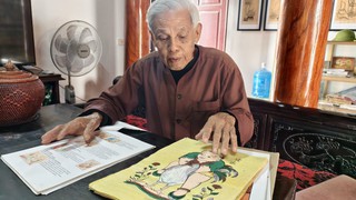 Nghệ nhân Ưu tú Nguyễn Đăng Chế: 80 năm thực hành, truyền dạy Nghề làm tranh dân gian Đông Hồ