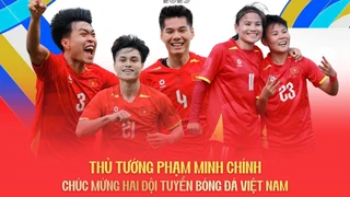 Thủ tướng Phạm Minh Chính chúc mừng hai đội tuyển bóng đá Việt Nam