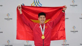 Karate Việt Nam lập 'hat-trick' vàng tại SEA Games 33 