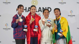 Hoàng Thị Mỹ Tâm giành HCV đầu tiên cho đoàn Việt Nam trong ngày 13/12