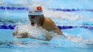 Màn nước rút thần tốc của Thanh Bảo ở nội dung 200m ếch nam