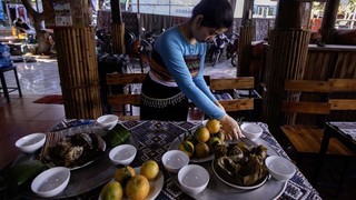 Độc đáo lễ mừng cơm mới của đồng bào Thái ở Mai Châu