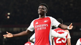 Bukayo Saka như 'ngọn lửa' trở lại thắp sáng giấc mơ của Arsenal