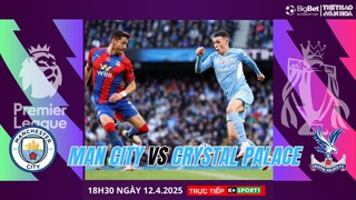 Nhận định, soi tỷ lệ Manchester City vs Crystal Palace 18h30 hôm nay 12/4, giải Ngoại hạng Anh