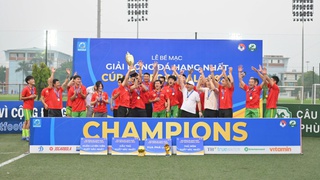 Đại Nam FC lên ngôi vô địch Giải bóng đá hạng Nhất cúp VietFootball, xác định chủ nhân các tấm vé dự HPL