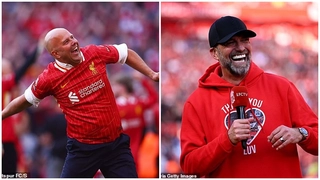 Arne Slot có hành động đặc biệt với Jurgen Klopp sau khi đưa Liverpool vô địch Premier League