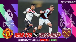 Nhận định, soi tỷ lệ Manchester United vs West Ham 20h15 ngày 11/5, vòng 36 Ngoại hạng Anh