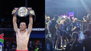 Võ sĩ ‘thần sấm’ châu Âu xin thua trước ‘Độc cô cầu bại’ wushu Việt Nam, phải có người dìu khỏi võ đài