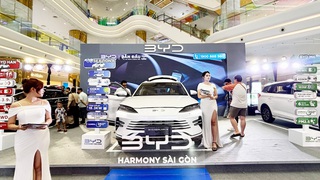 BYD Harmony Sài Gòn mang đến không gian trải nghiệm đẳng cấp các dòng xe BYD tại Thiso Mall Sala
