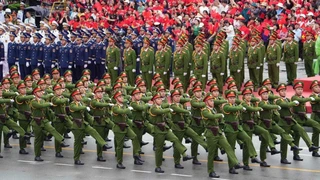 Hải Phòng tổ chức duyệt đội ngũ và diễu hành quần chúng kỷ niệm 70 năm ngày giải phóng
